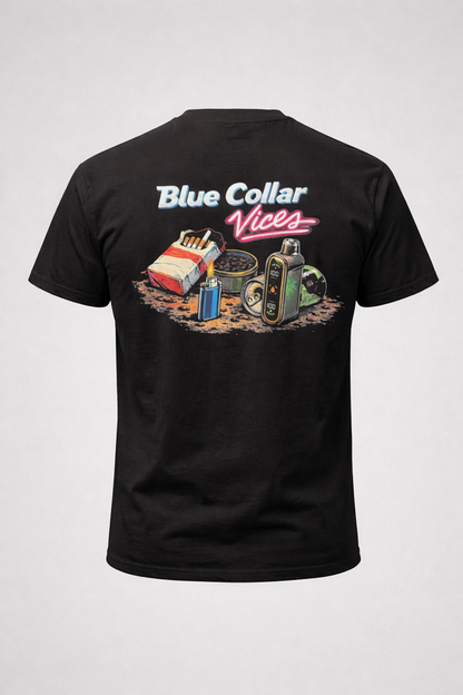 Blue Collar Vices Tee (Black)