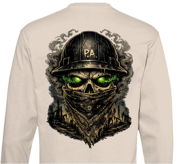 Calavera with Bandana Long Sleeve Tee