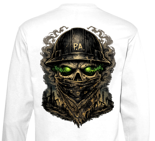 Calavera with Bandana Long Sleeve Tee
